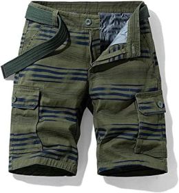 Men's Casual Sports Shorts Quick Dry Fashion Fit Twill Cargo Shorts Shorts with Pockets (Color: PA9-M)