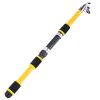 Sougayilang Travel Telescopic Fishing Rod Glass Fiber Fishing Pole