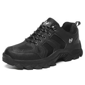 Men's Non-Slip Hunting Trekking Boots (Color: Black)