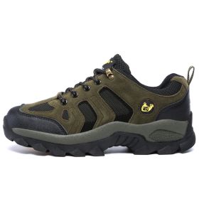 Men's Non-Slip Hunting Trekking Boots (Color: Army Green)