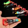 1pc Soft Fishing Lure Duck Artificial Bait With Rotating Legs; Cool Fishing Bait 9cm/11g 3.5in/0.39oz