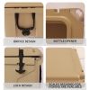 Khaki color ice cooler box 65QT camping ice chest beer box outdoor fishing cooler